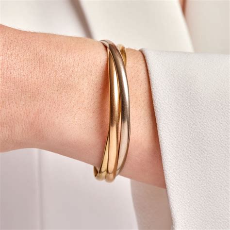 cartier trinity braceley|trinity bracelet cartier price.